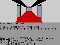 Spiderman screenshot 2 for ZX Spectrum